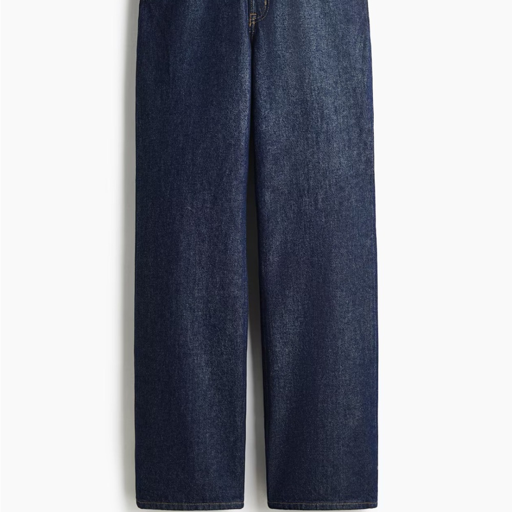H&M Dark Blue Straight Jeans